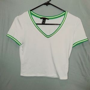 💛💚 V Neck Crop top 💚💛